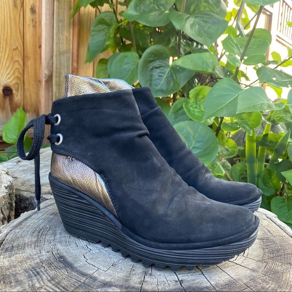 fly london yama wedge ankle boot